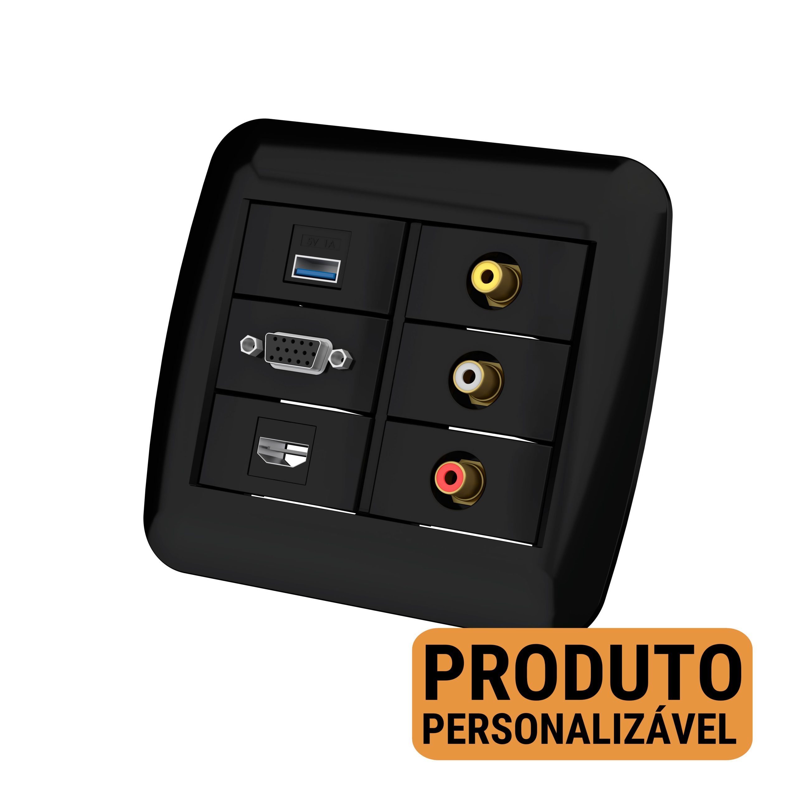 Caixa Tomada Espelho 4x4