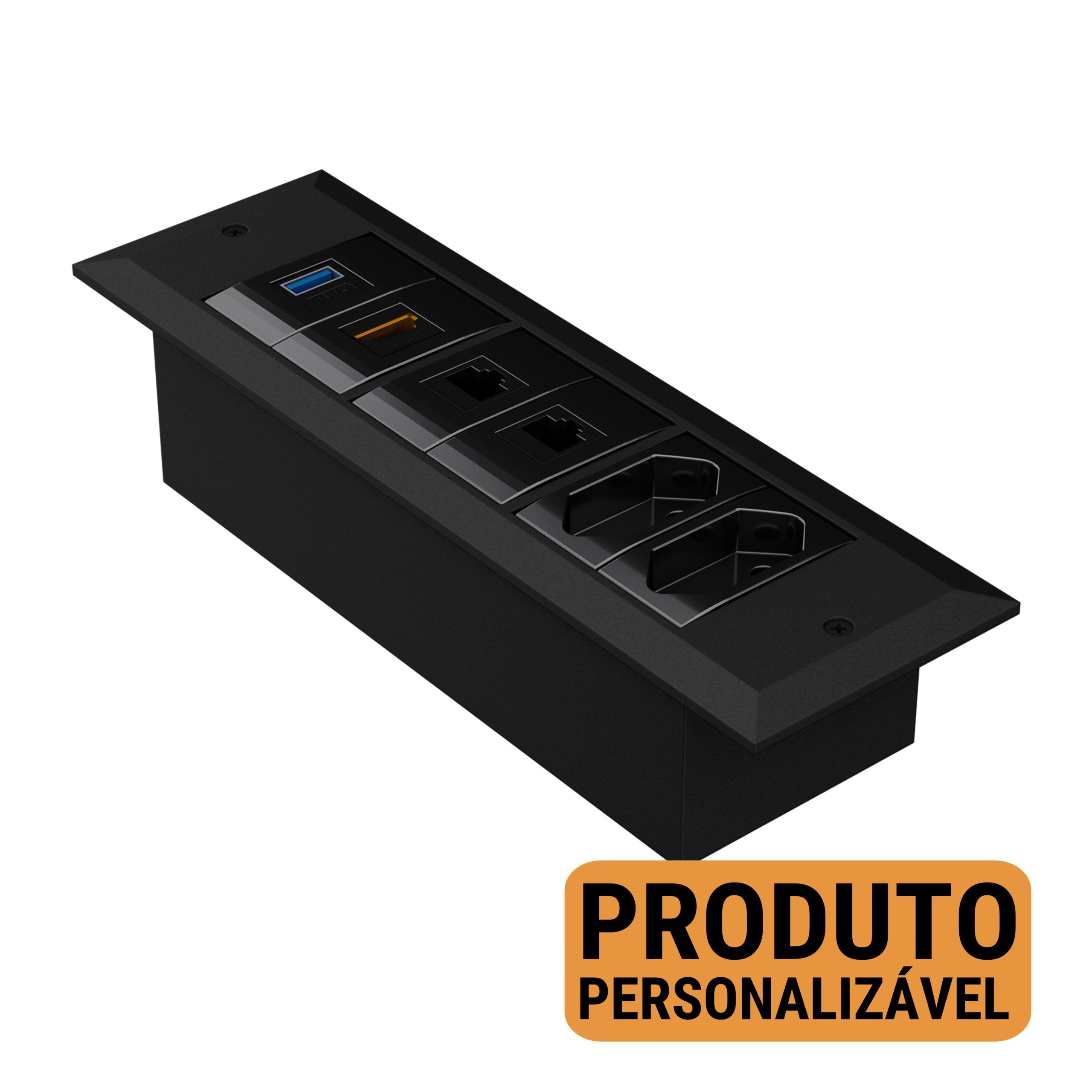 Régua Caixa Tomada Mesa