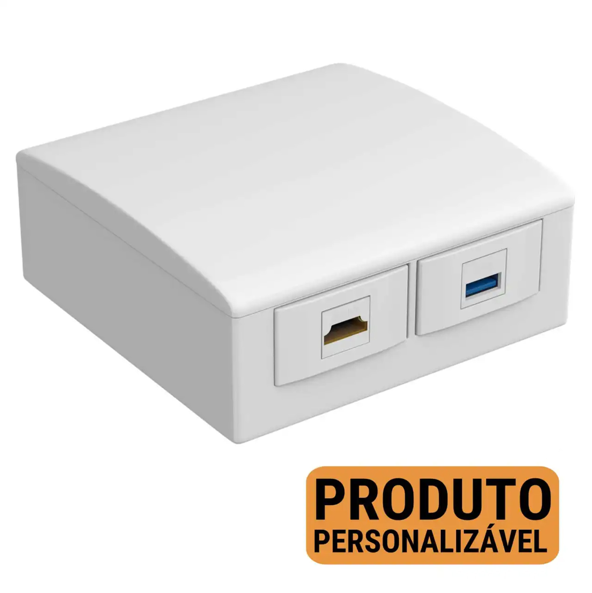 Caixa de Tomada Sobrepor 2 blocos