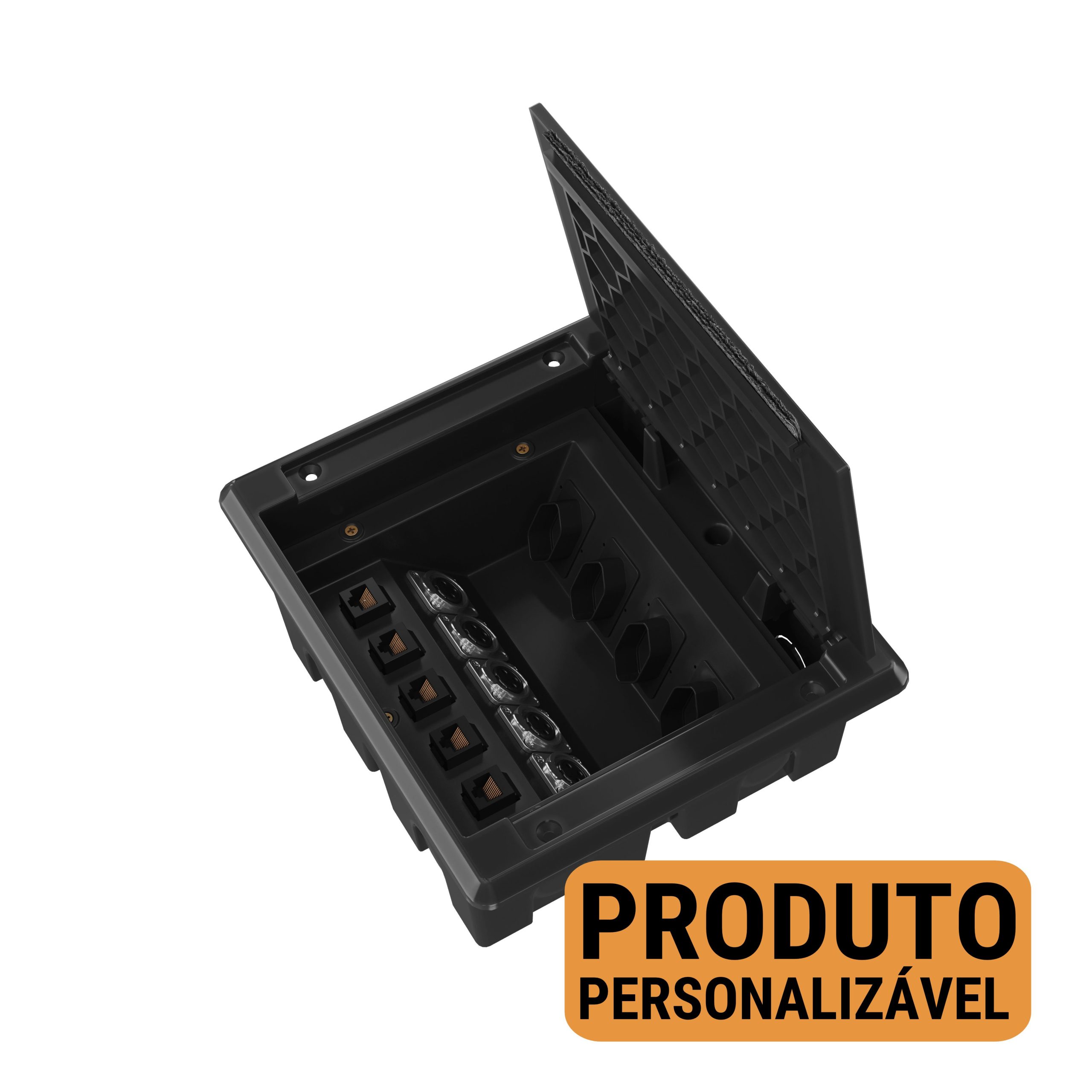 Caixa de Tomada Piso Embutir