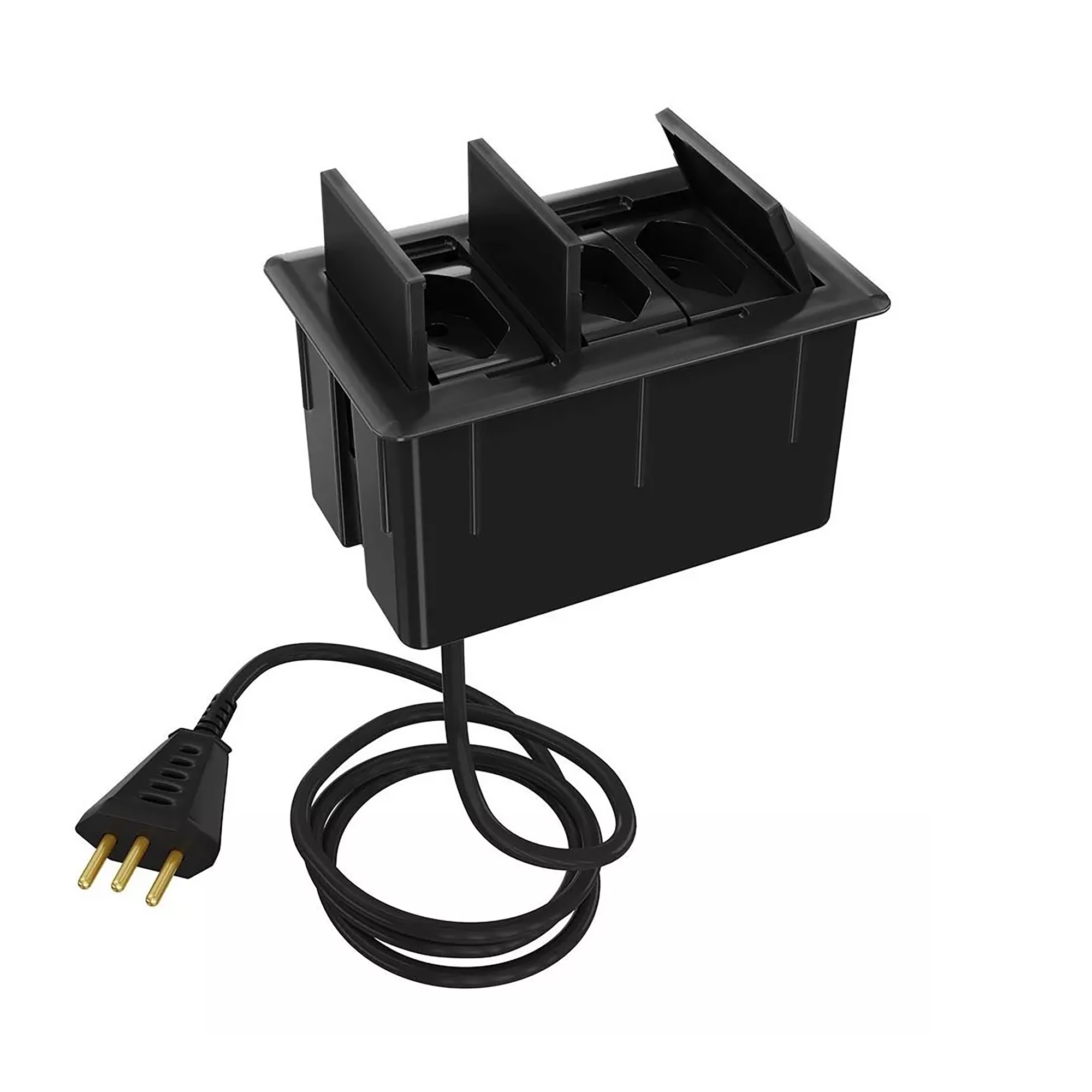 Caixa de Tomada 3 Módulos Plug&Play