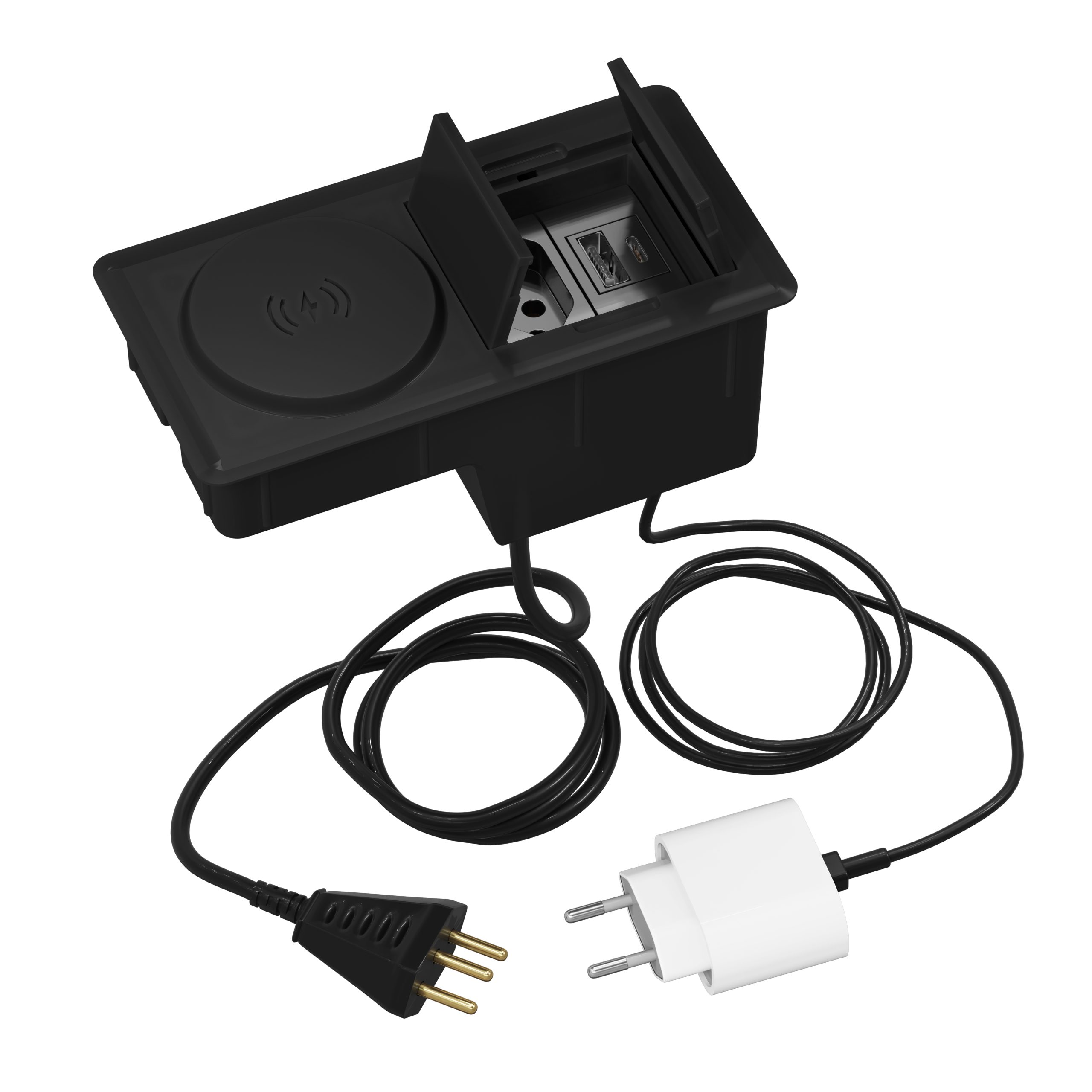 Caixa de Tomada CXW02 com USB Duo