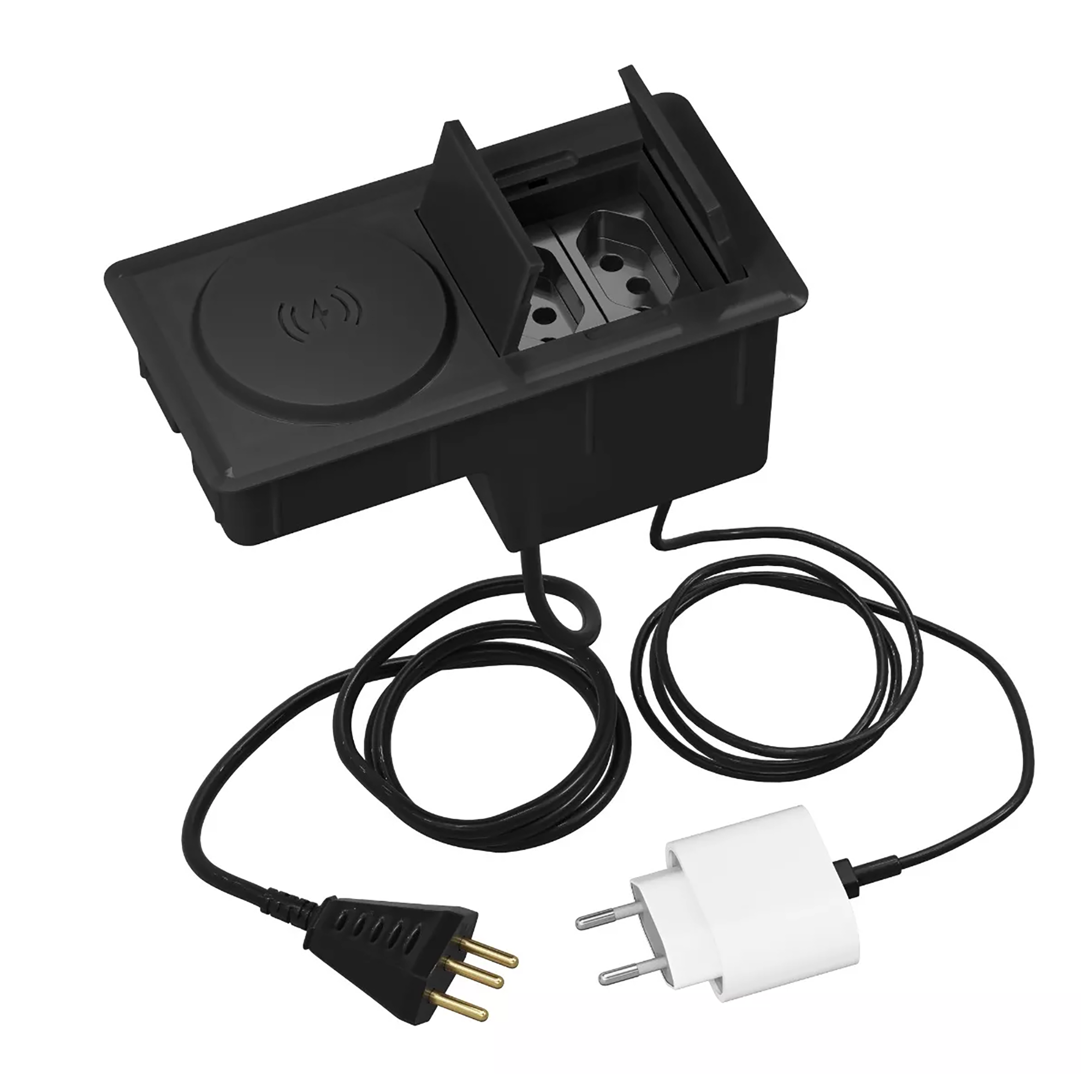 Caixa de Tomada CX02W com cabo PLUG