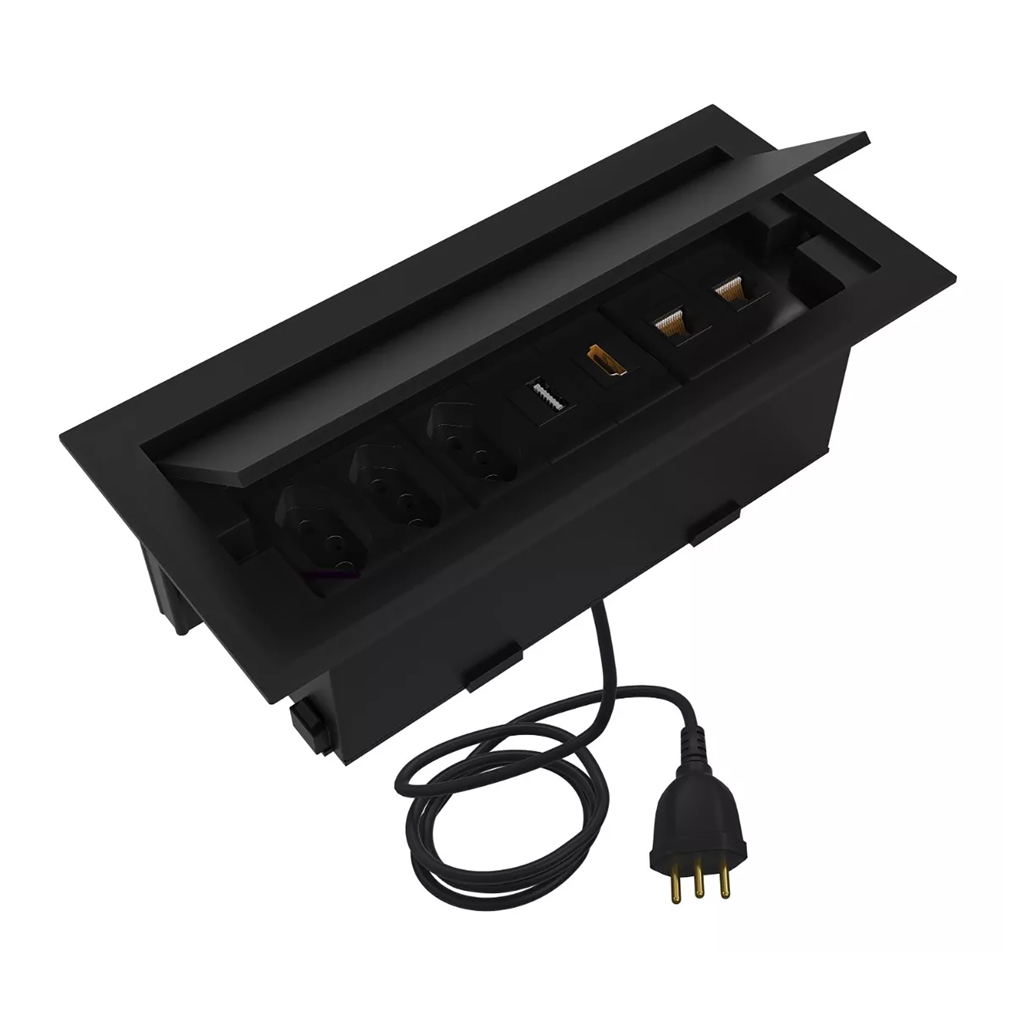 Caixa de Tomada 7 Módulos Plug&Play